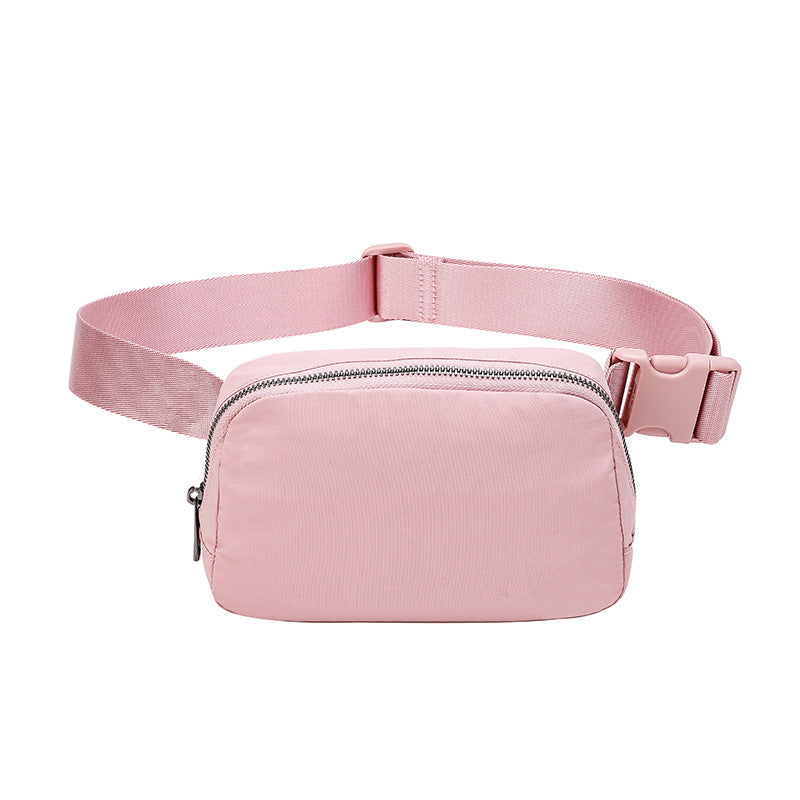 Wholesale Waist bag nylon waterproof chest bag outdoor sports running mobile phone bag versatile crossbody men and women